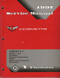 1997 Chevrolet Corvette Factory Service Manual, 3 Volume Set