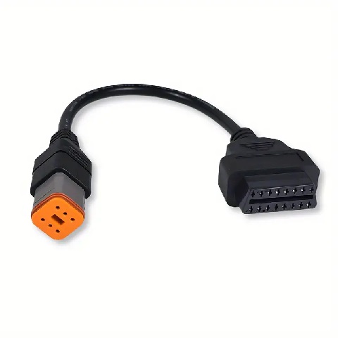 6-Pin OBD2 Harley-Davidson Motorcycle Diagnostic Cable Adapter