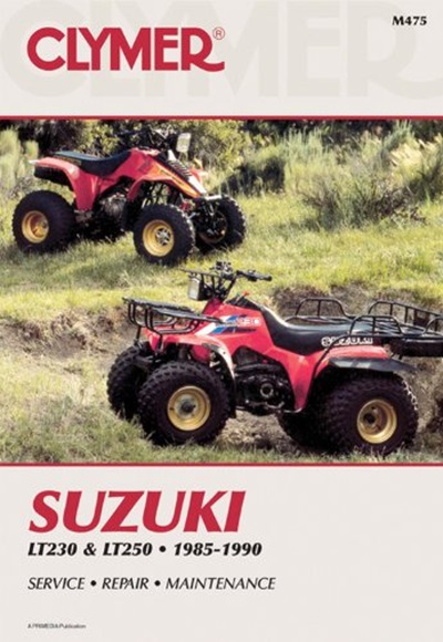 1985 1990 Suzuki LT230, LT250 Clymer ATV Service, Repair Manual