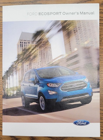 2021 Ford Ecosport Owner's Manual Kit