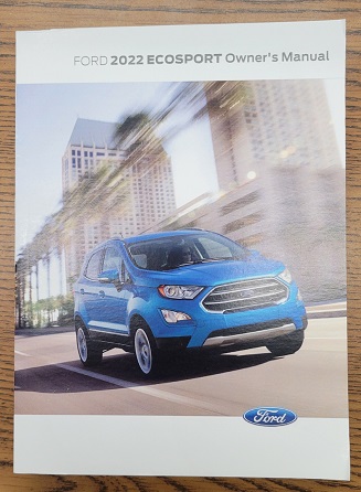 2022 Ford Ecosport Owner's Manual