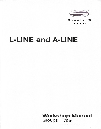 Sterling L-Line and A-Line Trucks Factory Service Manual