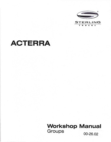 Sterling Acterra (5500, 6500, 7500, 8500, 9500) Truck Factory Service Manual & Wiring Diagrams