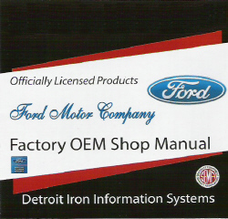 1967 Mercury Cougar, Ford Mustang, Falcon, Fairlane Factory Shop Manual & Parts Book CD-ROM