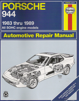 1983 - 1989 Porsche 944 Haynes Repair Manual 