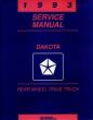 1993 Dodge Dakota Factory Service Manual